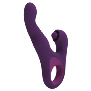 Vibratore rabbit con movimento di rotazione