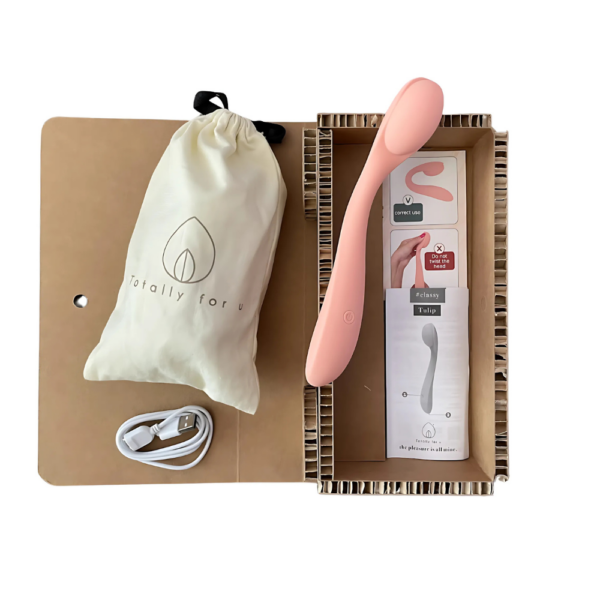 Packaging sex toy eco friendly con custodia in cotone e manuale di istruzioni