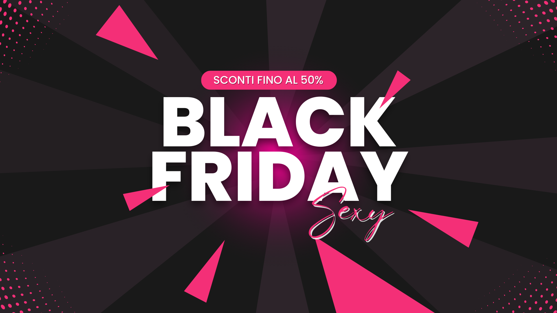 Banner Black Friday vibratori e sex toys in offerta (1920 x 1080 px)